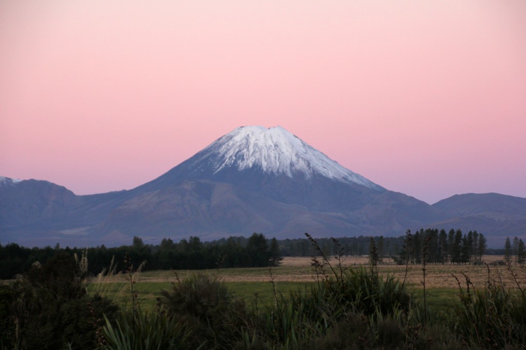 Taken from National Park village at dusk. 10x12 canvas $300
