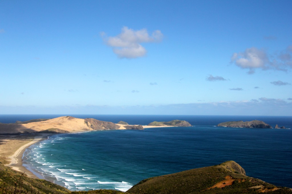 This is Cape Maria Van Diemen. She was the wife of Abel Tasman's boss. He must have liked her. The North Western most Point of New Zealand
