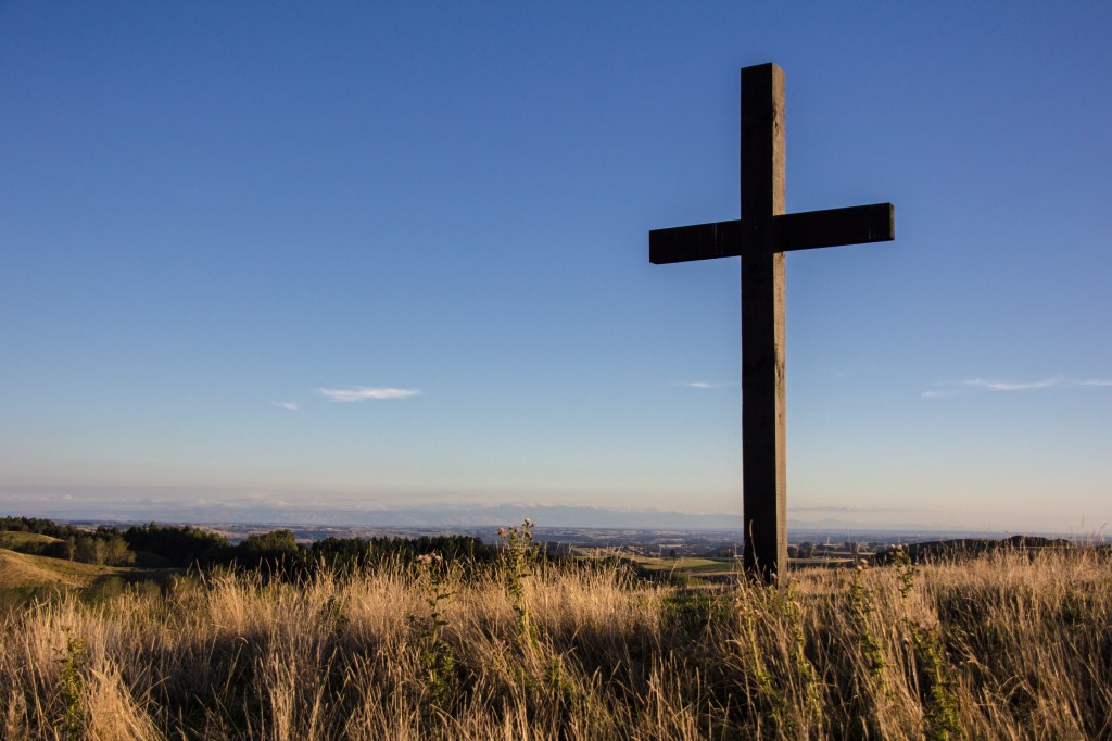 Cross. This is the monument to a local man who loved the area.