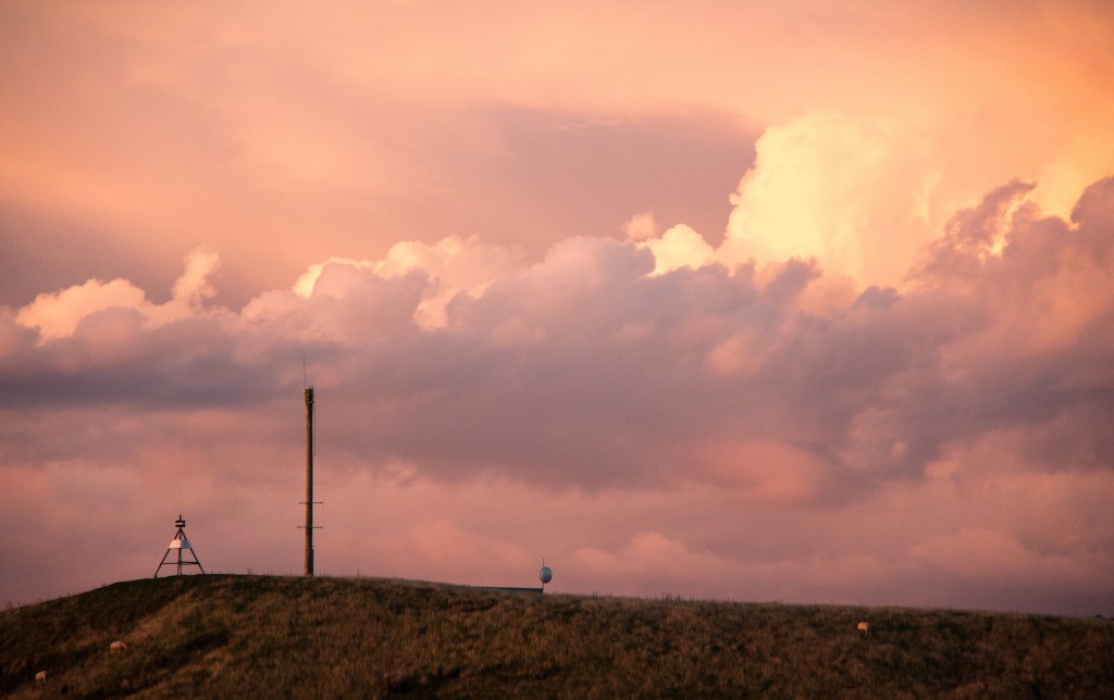 The local high ground. Trig on Mt Curl