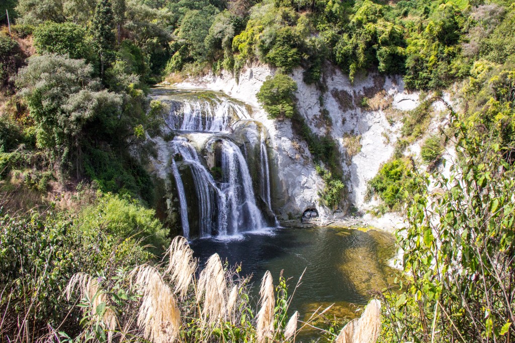 A waterfall beside the Turakina Valley Road. Where? Yes, exactly, but it's right there, beside the road.