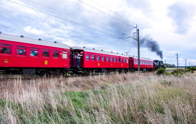 Who doesn't love to stumble across a Steam Train passing through.