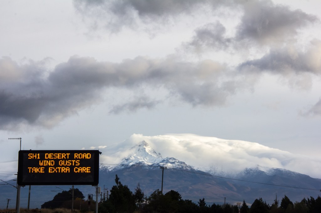 Take care, like the sign says