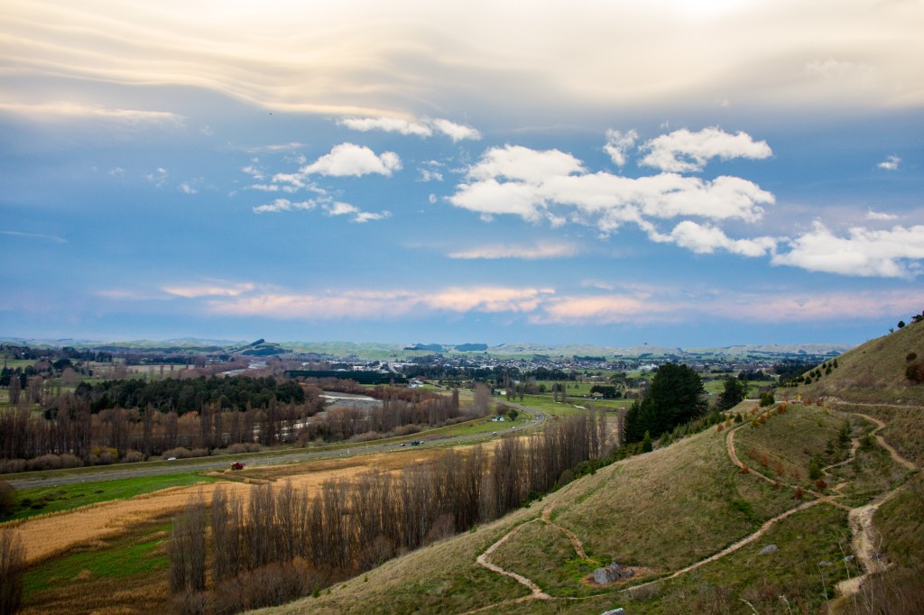 Looking North-East across Waipukurau in Southern Central Hawkes Bay. Storm brewing, but not here.