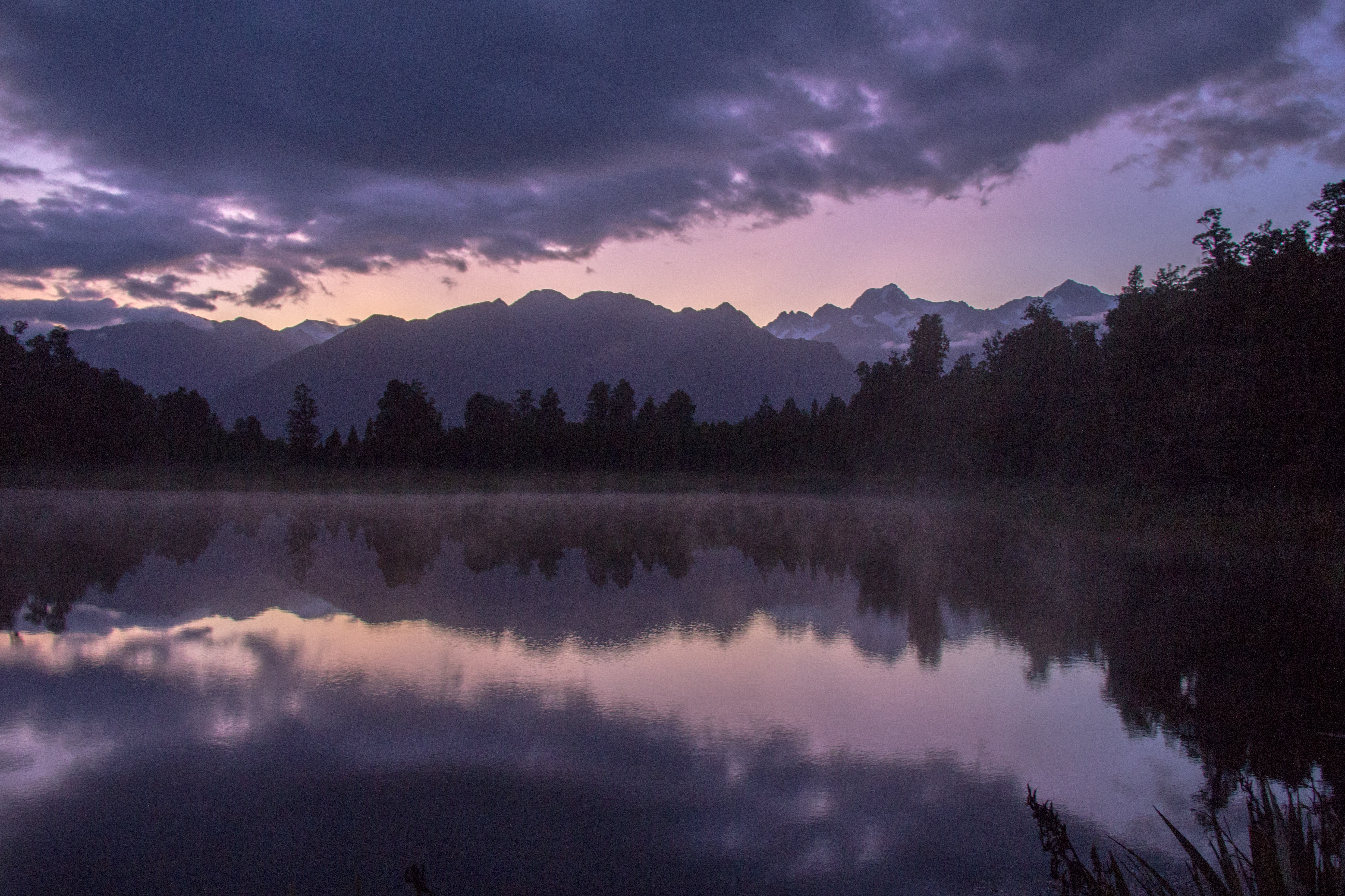 Lake Matheson purple