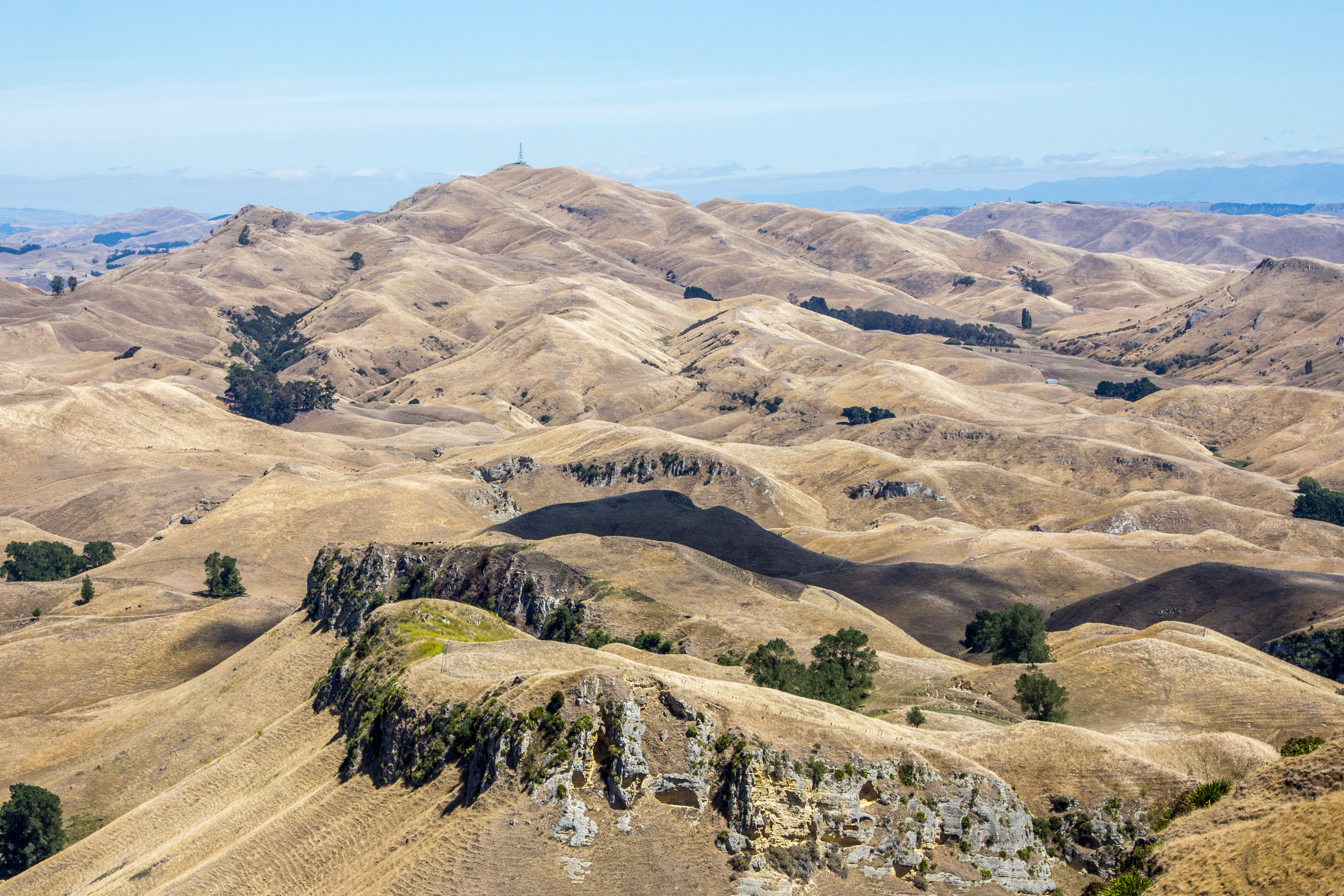 Hawkes Bay from Te Mata shadow